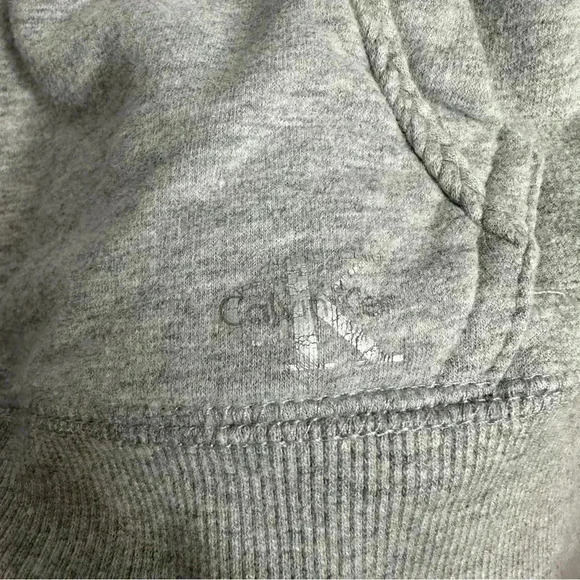 Calvin Klein Sweatshirt Full Zip Grey Size Small - Picture 3 of 16